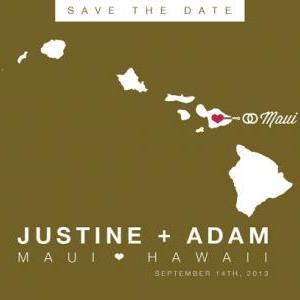 Hawaii Save the Date Wedding Printa..